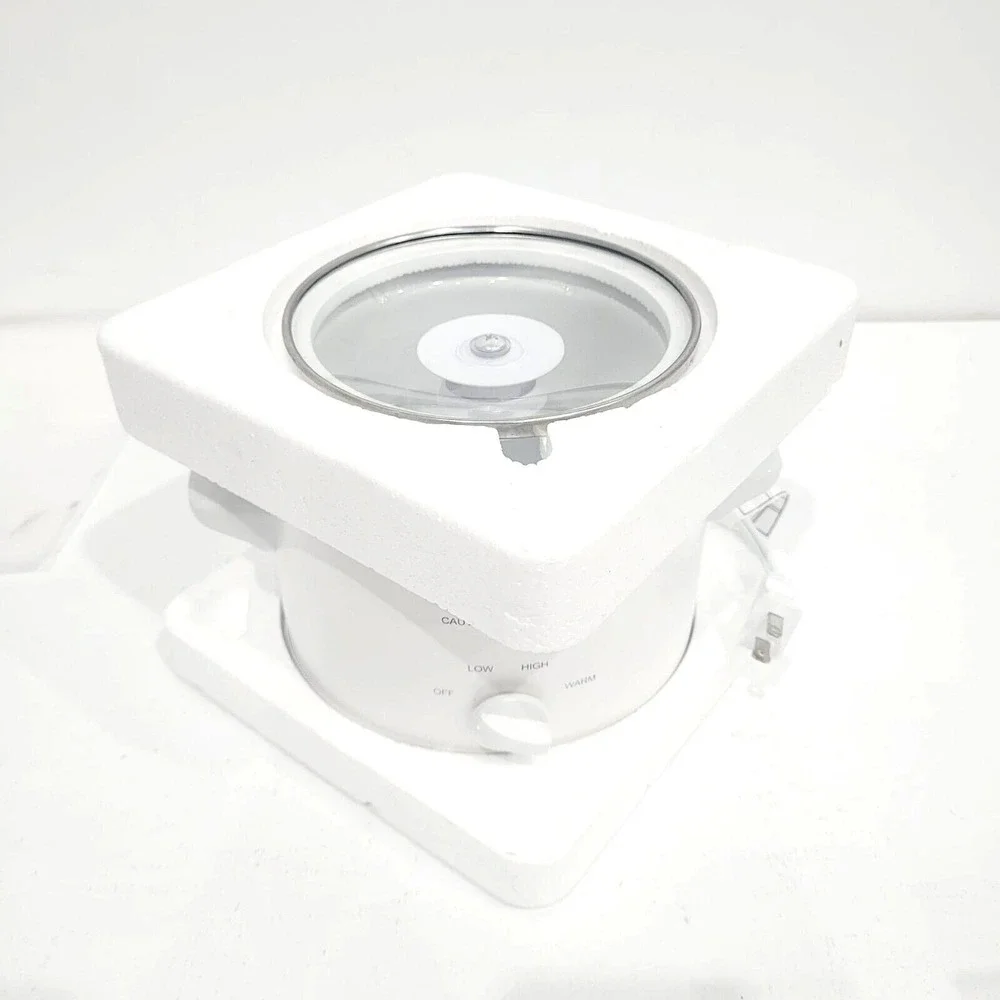 Elite Gourmet MST-250XW# Electric Slow Cooker Ceramic Pot Adjustable Temp 1.5Qua